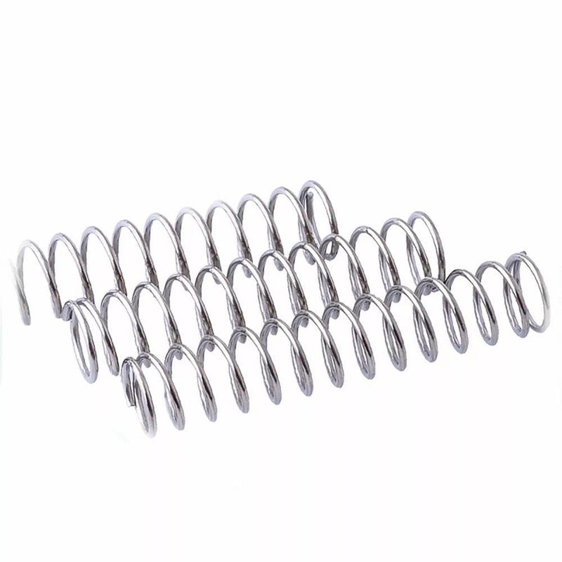 10Pcs Galvanized Compression Springs 0 9x12x40mm Wire Diameter 0 9 1 4mm Length 10 100mm Outer Diameter 5 20mm - Image 2